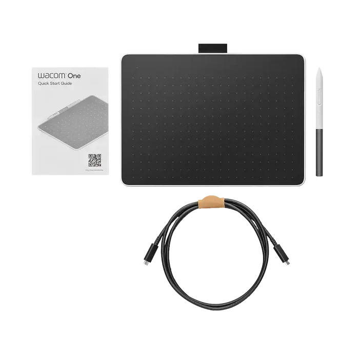 Wacom One M Bluetooth Creative Pen Tablet (White)