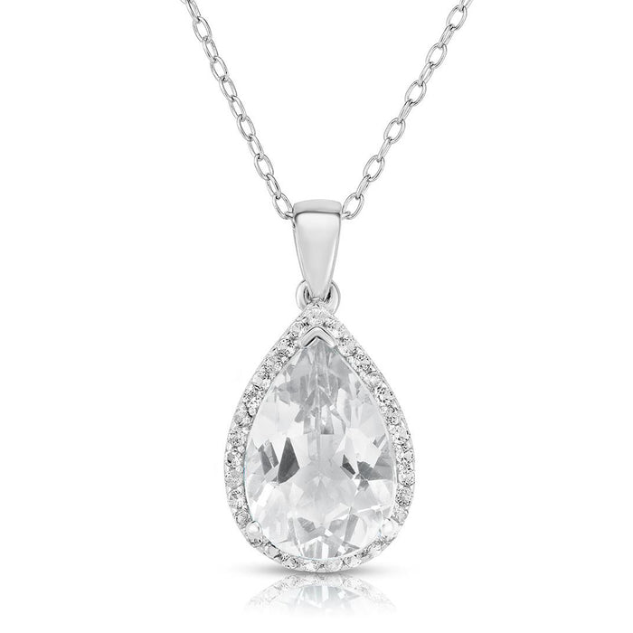 White Topaz Necklace