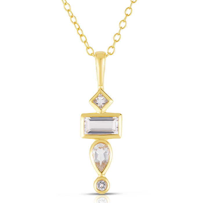 White Topaz Necklace