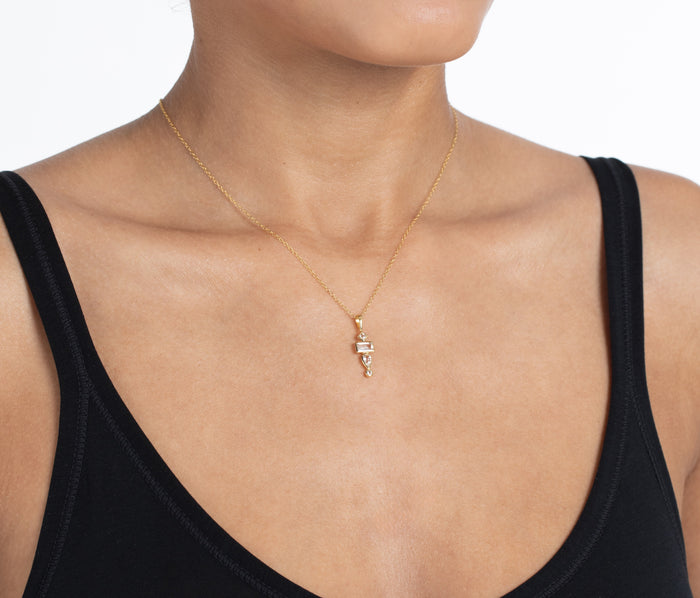 White Topaz Necklace