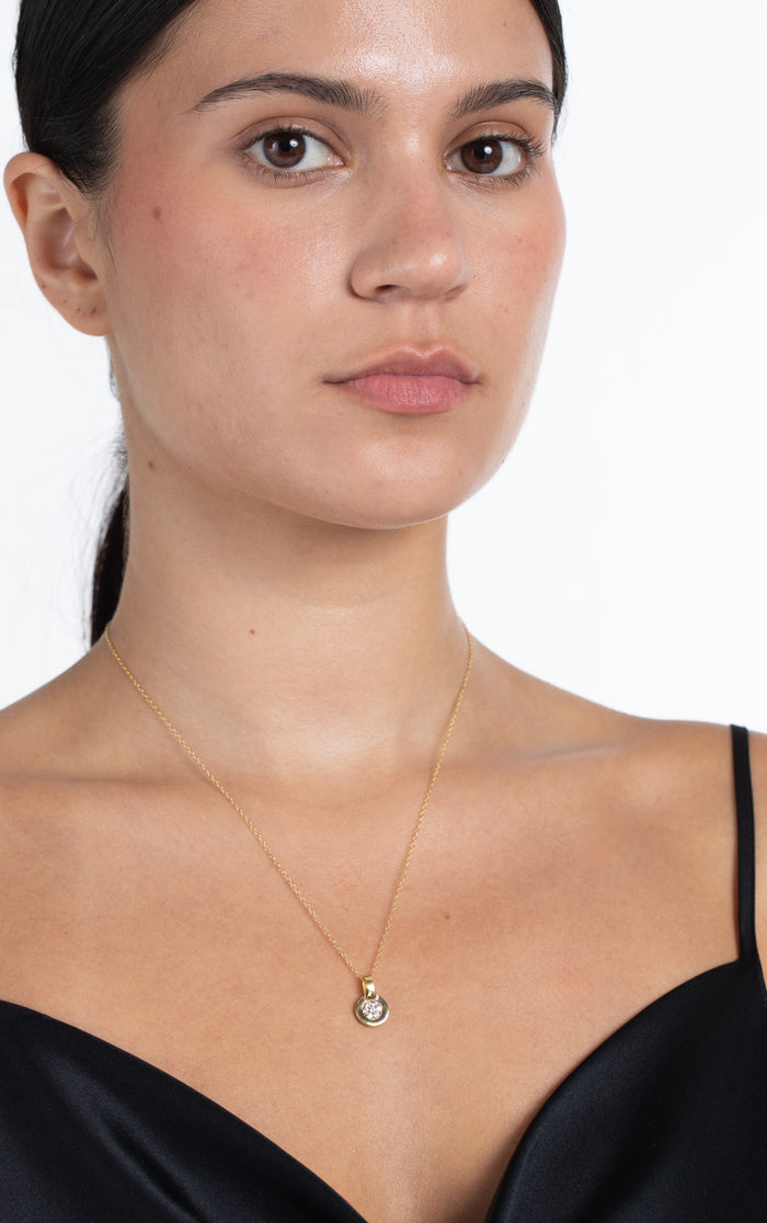 White Topaz Necklace