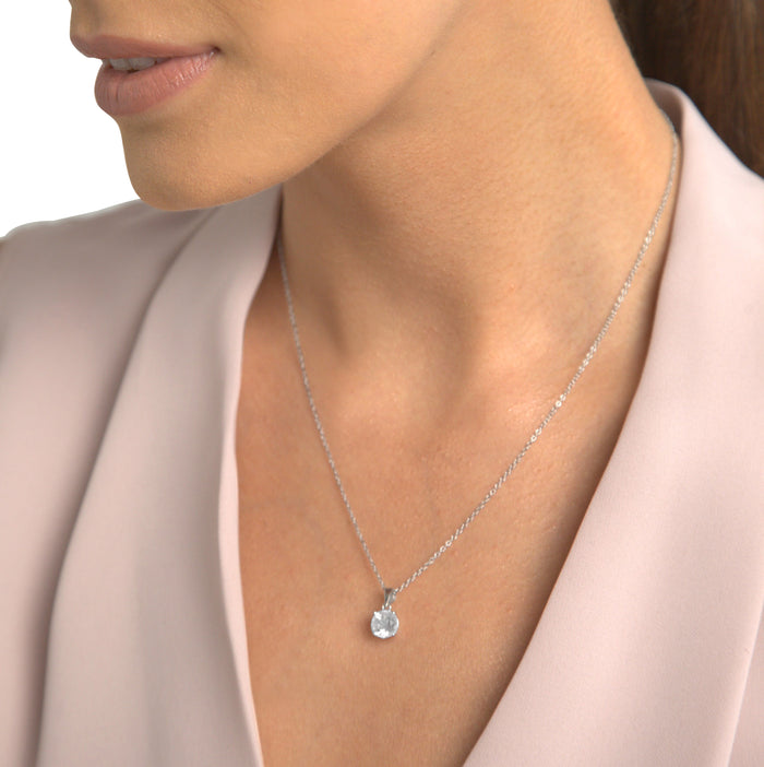 White Topaz Pendant