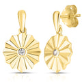 White Topaz Vermeil Earrings