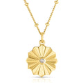 White Topaz Vermeil Necklace