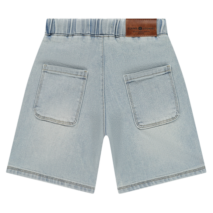 Wide Fit Denim Shorts