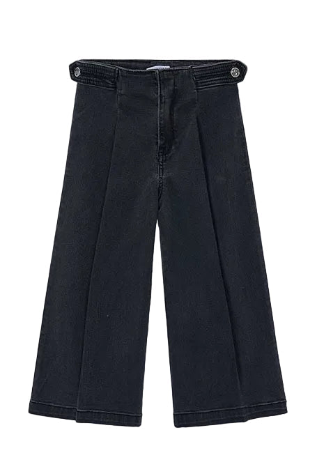 Wide Leg Denim Pants
