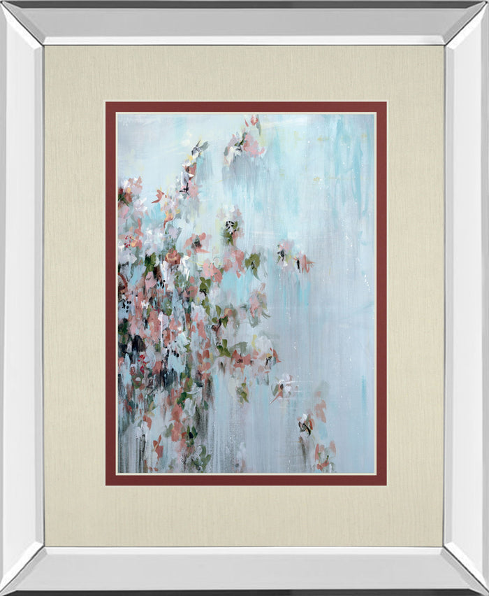 Wilting Away By Macy Cole - Mirror Framed Print Wall Art - Gray