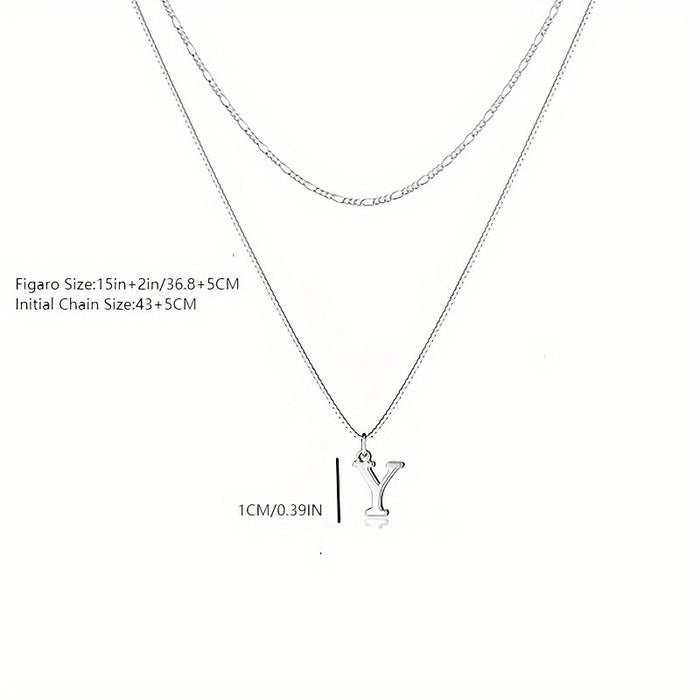 Women Customized Letters Clavicle Necklace