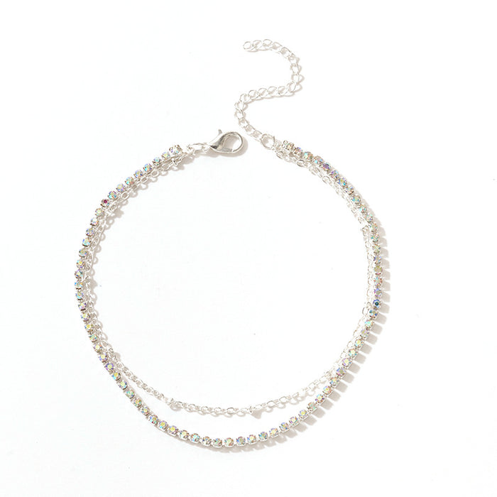 Women Rhinestone Anklet