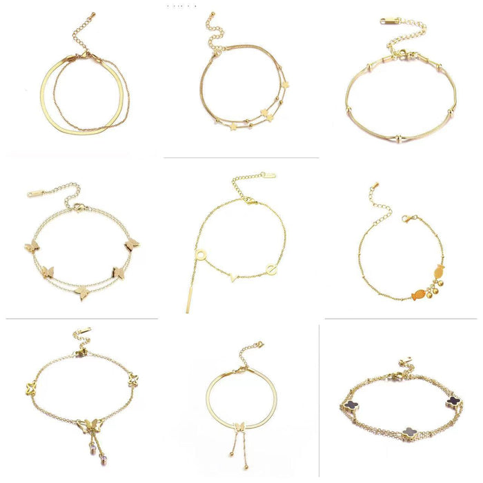 Women Titanium Steel Anklet