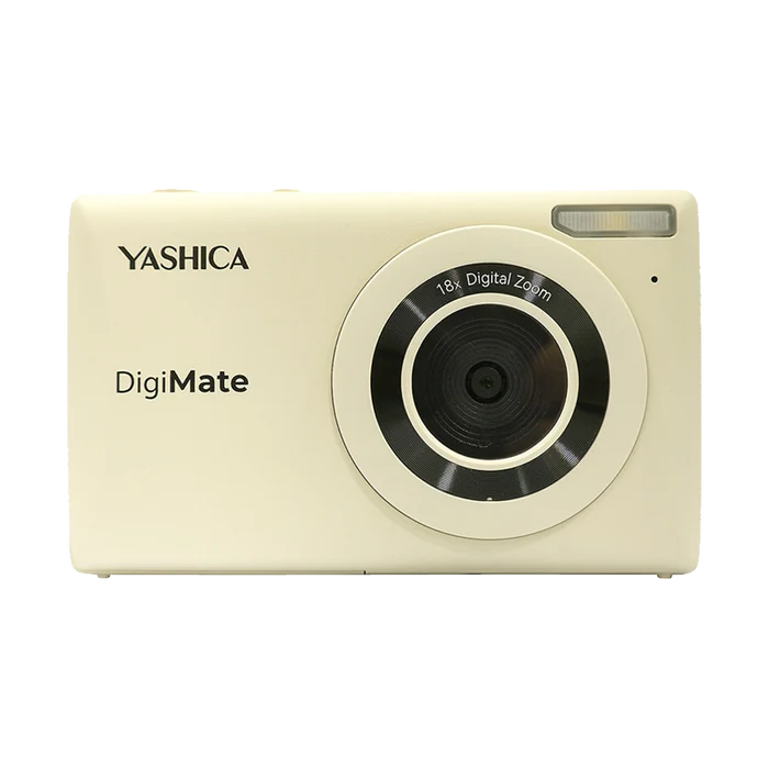 Yashica DigiMate Digital Compact Camera (Off-White)