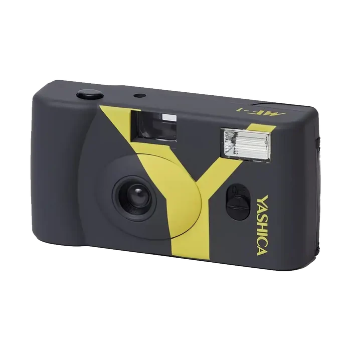 Yashica MF-1 Y-Series Snapshot Art 35mm Film Camera (Grey)