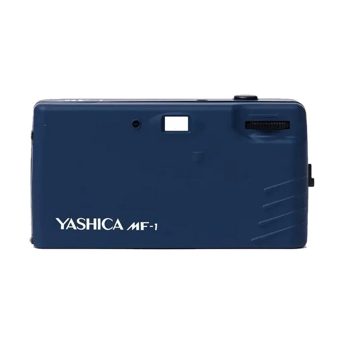 Yashica MF-1 Y-Series Snapshot Art 35mm Film Camera (Prussian Blue)