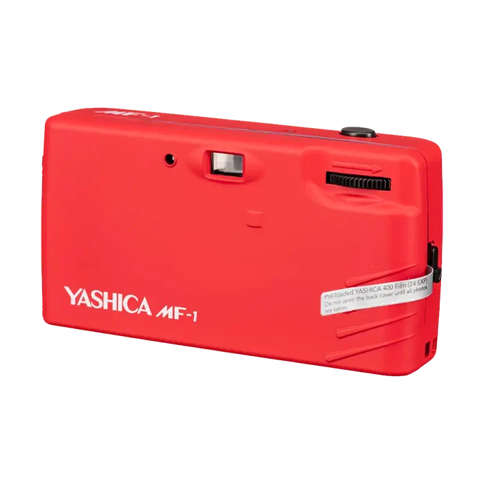 Yashica MF-1 Y-Series Snapshot Art 35mm Film Camera (Red)