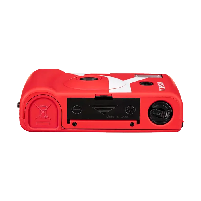 Yashica MF-1 Y-Series Snapshot Art 35mm Film Camera (Red)