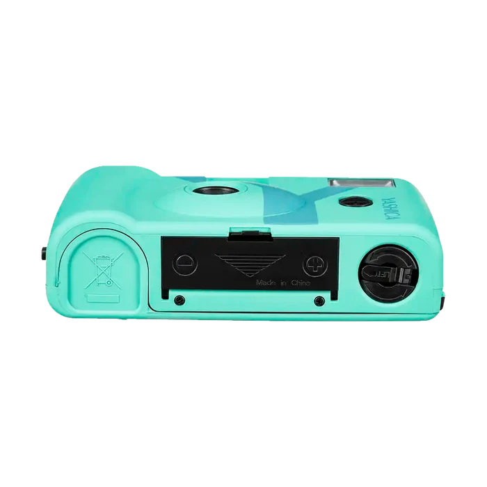Yashica MF-1 Y-Series Snapshot Art 35mm Film Camera (Turquoise)
