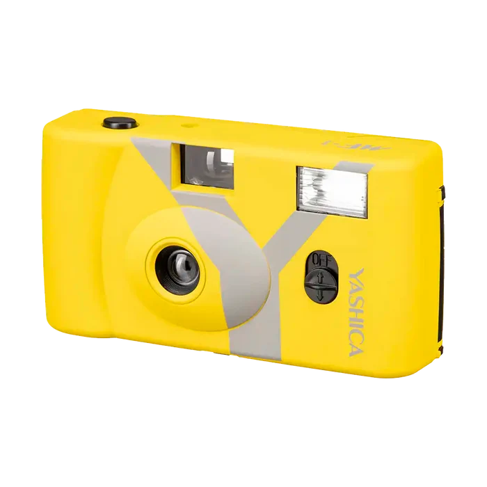 Yashica MF-1 Y-Series Snapshot Art 35mm Film Camera (Yellow)