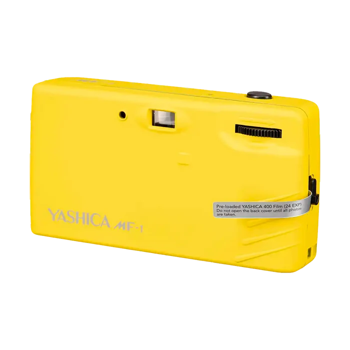 Yashica MF-1 Y-Series Snapshot Art 35mm Film Camera (Yellow)
