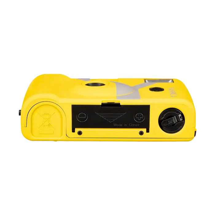 Yashica MF-1 Y-Series Snapshot Art 35mm Film Camera (Yellow)