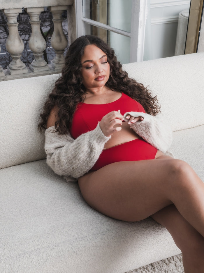 Zen Non-Wired Bralette - Red