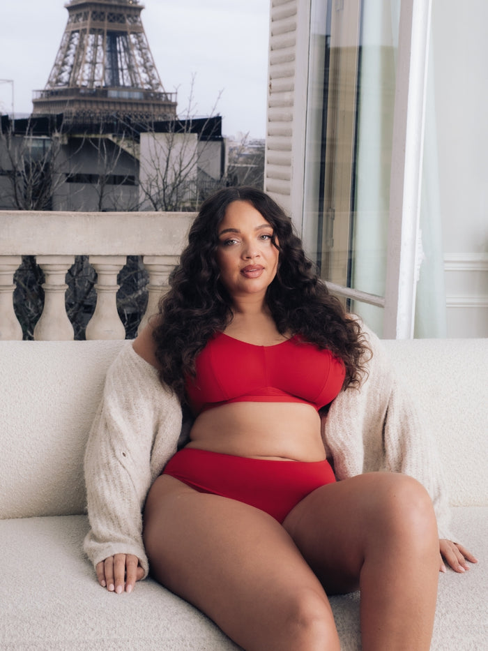Zen Non-Wired Bralette - Red