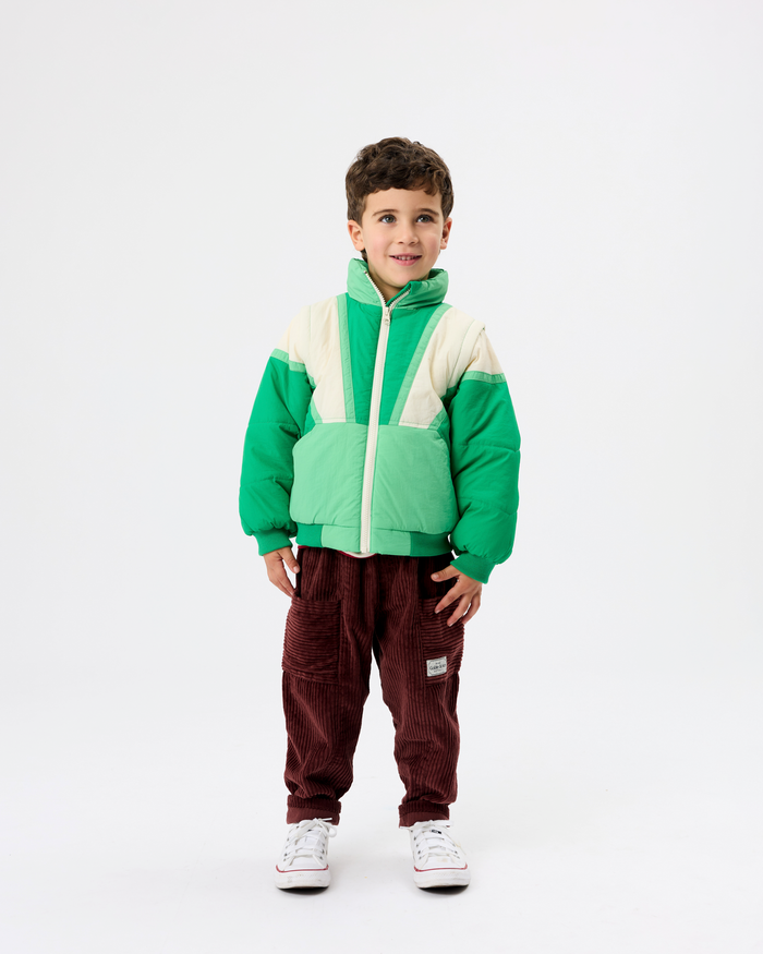 Zip Off Sleeve Retro Jacket